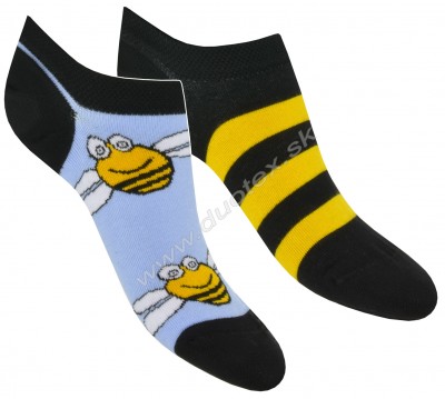 Veselé ponožky Skarpol-081-vcela