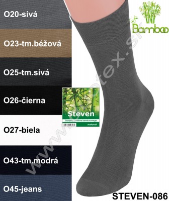 Bambusové ponožky Steven-086