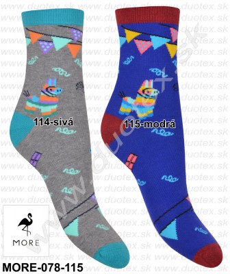 Vzorované ponožky More-078-115