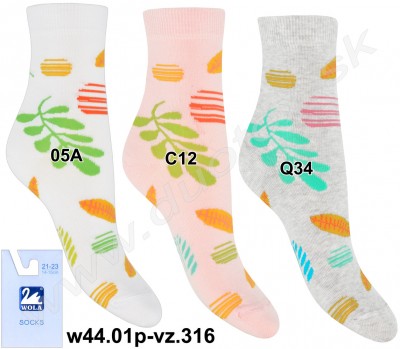Vzorované ponožky w44.01p-vz.316